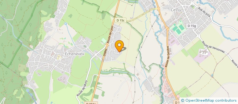 localisation de l'entreprise MADAME CORINNE MASSON  ECHENEVEX