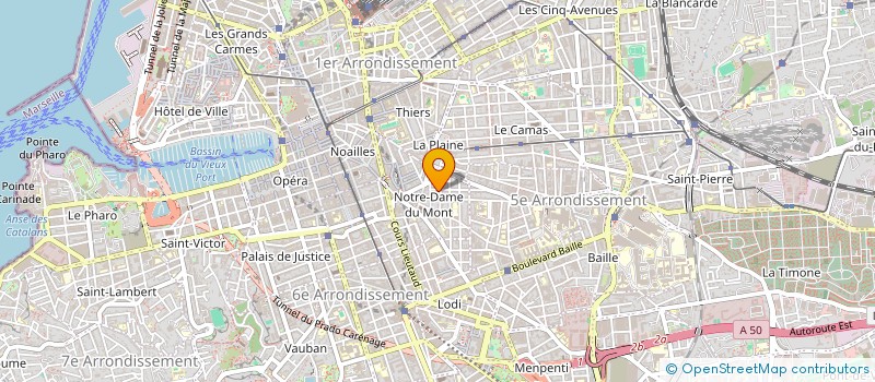 localisation de l'entreprise MADAME CORINNE MATHIEU à MARSEILLE