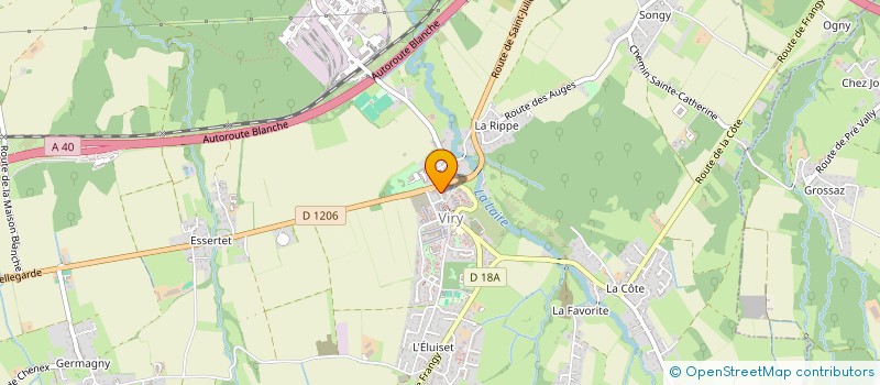 localisation de l'entreprise MADAME CORINNE MATHON  VIRY