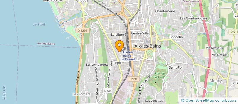 localisation de l'entreprise MADAME CORINNE MAURIZIO à AIX-LES-BAINS