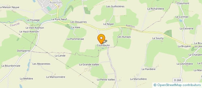 localisation de l'entreprise MADAME CORINNE MAYOUX  AVERTON