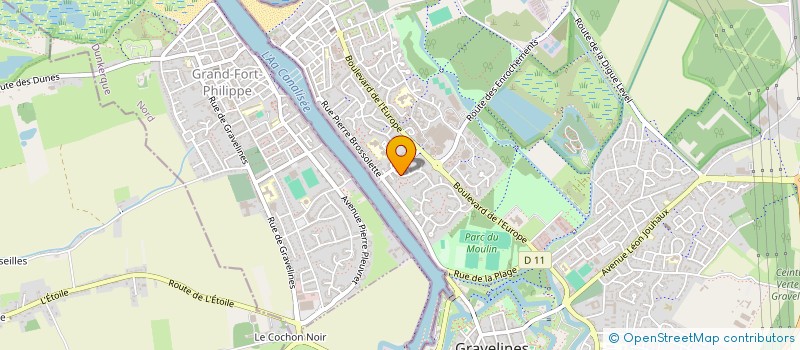 localisation de l'entreprise MADAME CORINNE MEGRET à GRAVELINES