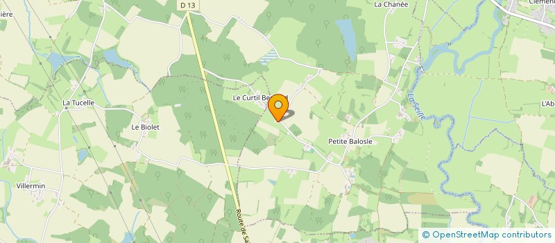 localisation de l'entreprise MADAME CORINNE MELIN  SAINT-GERMAIN-DU-BOIS