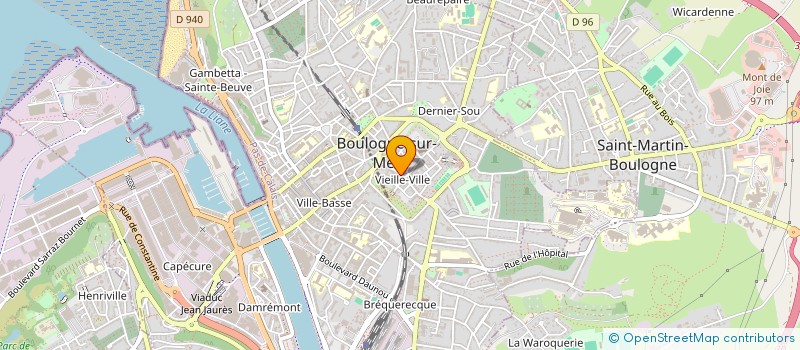 localisation de l'entreprise MADAME CORINNE MERLEN à BOULOGNE-SUR-MER
