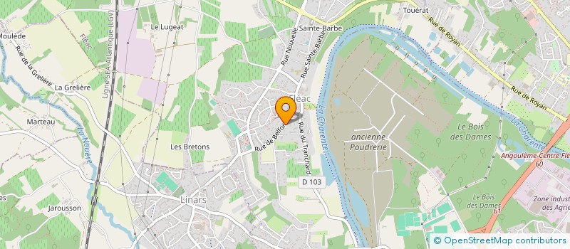 localisation de l'entreprise MADAME CORINNE MESLIER à FLEAC