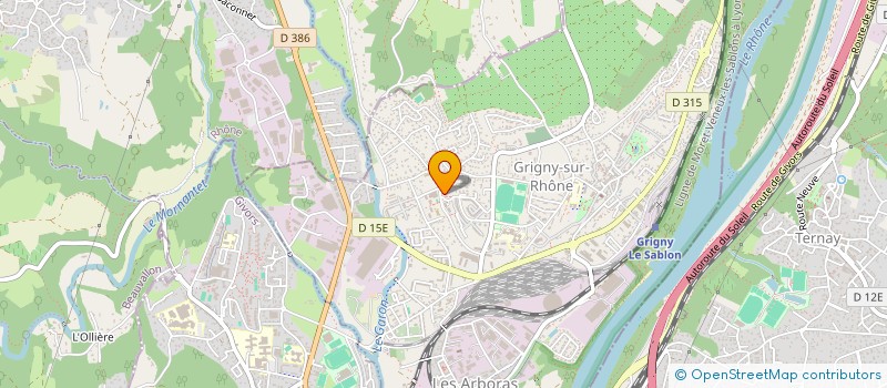 localisation de l'entreprise MADAME CORINNE MEULET  GRIGNY