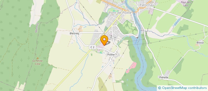 localisation de l'entreprise MADAME CORINNE MEUNIER  PONT-DE-POITTE