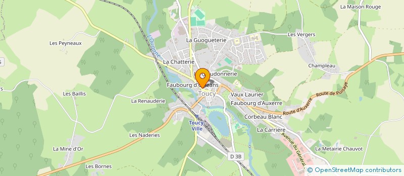 localisation de l'entreprise MADAME CORINNE MEURISSE à TOUCY