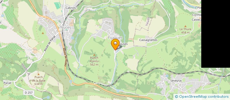 localisation de l'entreprise MADAME CORINNE MICHELLE BERGON  VALADY