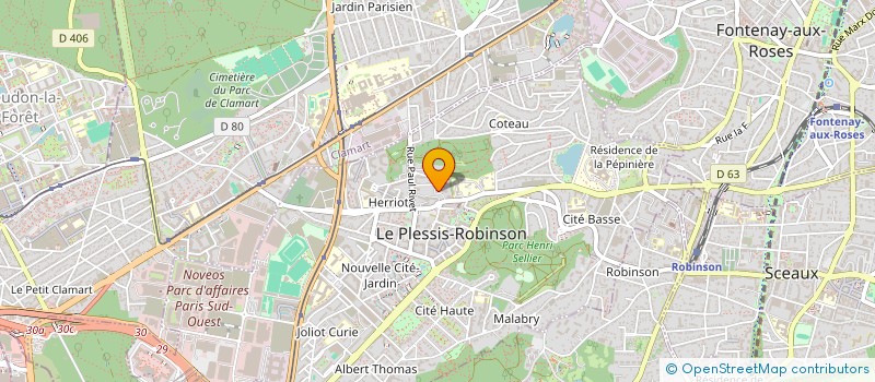 localisation de l'entreprise MADAME CORINNE MIRALLES à LE PLESSIS-ROBINSON