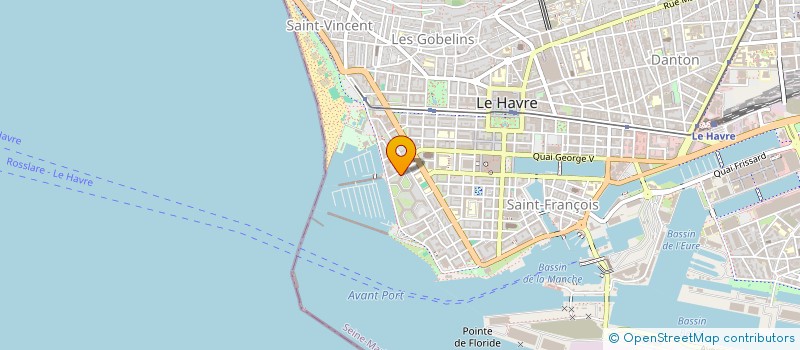 localisation de l'entreprise MADAME CORINNE MIUS  LE HAVRE