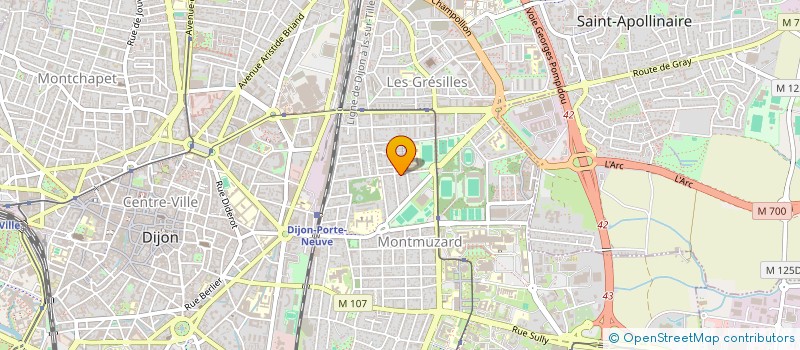 localisation de l'entreprise MADAME CORINNE MOISSONNIER à DIJON