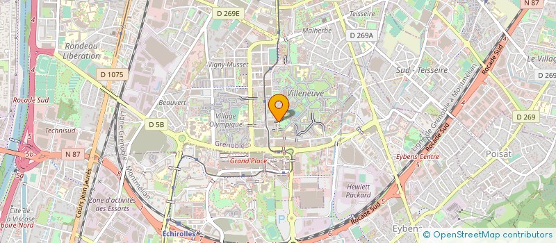 localisation de l'entreprise MADAME CORINNE MOLLARD  GRENOBLE