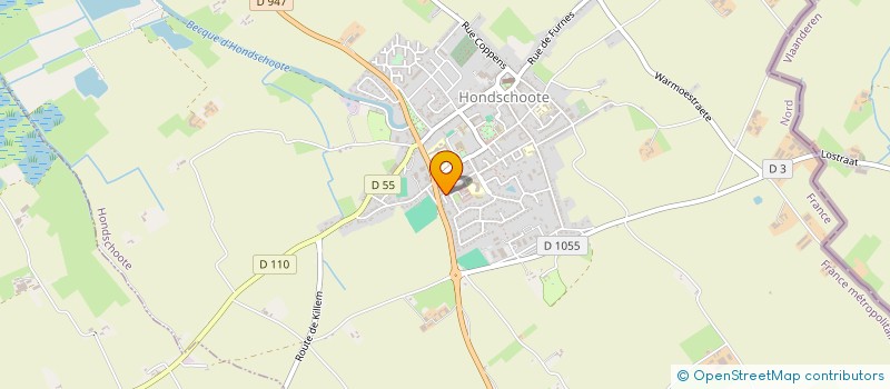 localisation de l'entreprise MADAME CORINNE MONEIN  HONDSCHOOTE