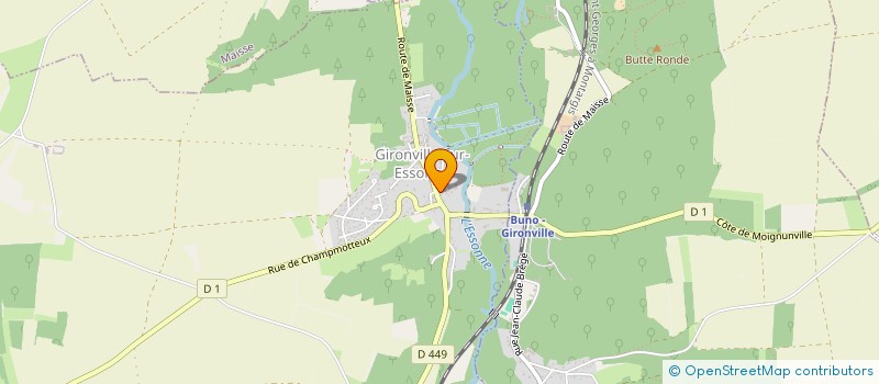 localisation de l'entreprise MADAME CORINNE MONIN  GIRONVILLE-SUR-ESSONNE