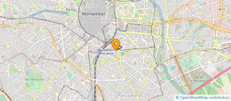 localisation de l'entreprise MADAME CORINNE MONLIN à MONTPELLIER