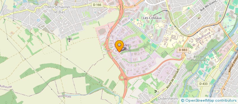 localisation de l'entreprise MADAME CORINNE MONTEALEGRE  BRUNSTATT-DIDENHEIM