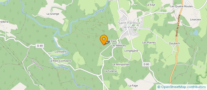 localisation de l'entreprise MADAME CORINNE MONTEIL  AIX