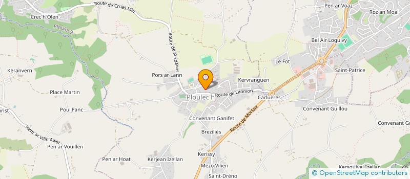 localisation de l'entreprise MADAME CORINNE MOREL à PLOUBEZRE