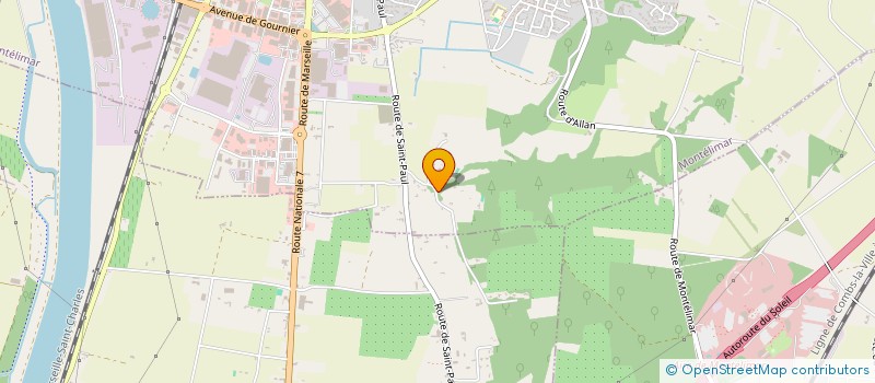 localisation de l'entreprise MADAME CORINNE MOREL  MONTELIMAR