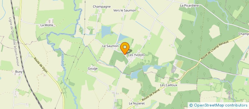 localisation de l'entreprise MADAME CORINNE MORISOT  DAMPIERRE-EN-BRESSE