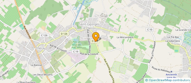 localisation de l'entreprise MADAME CORINNE MOTTEAU  SAINT-GEORGES-D'OLERON