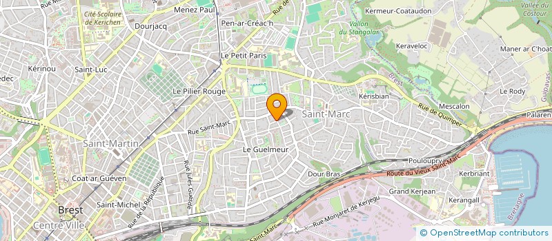 localisation de l'entreprise MADAME CORINNE MOULLAN à BREST