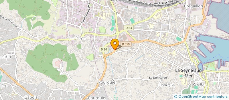 localisation de l'entreprise MADAME CORINNE MOUREAULT  LA SEYNE-SUR-MER