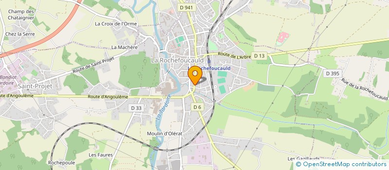 localisation de l'entreprise MADAME CORINNE MOYSAN à LA ROCHEFOUCAULD-EN-ANGOUMOIS