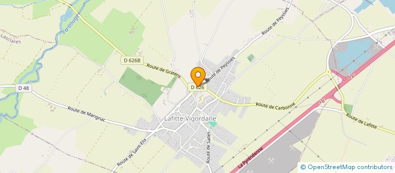 localisation de l'entreprise MADAME CORINNE MULLE  LAFITTE-VIGORDANE