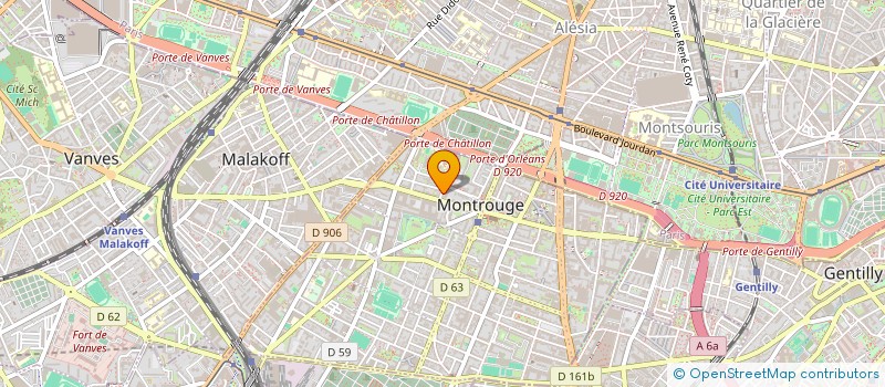 localisation de l'entreprise MADAME CORINNE MURIEL BELIN à MONTROUGE