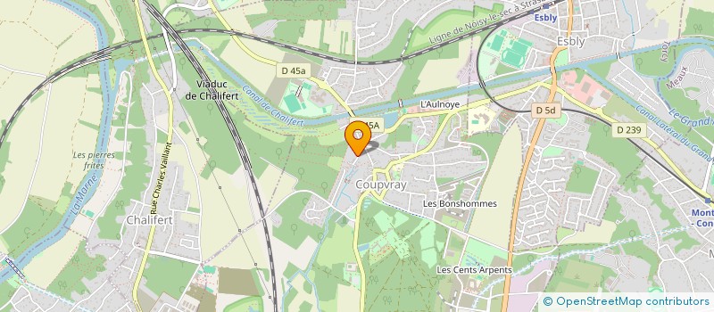 localisation de l'entreprise MADAME CORINNE MUSSARD  COUPVRAY