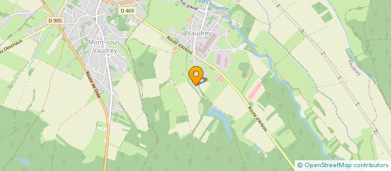 localisation de l'entreprise MADAME CORINNE MUSTER  VAUDREY