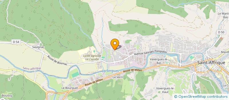 localisation de l'entreprise MADAME CORINNE NEGRE  SAINT-AFFRIQUE