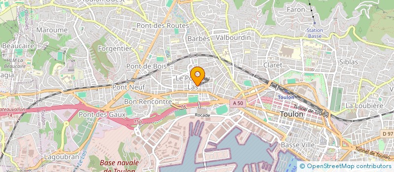 localisation de l'entreprise MADAME CORINNE NELLO  TOULON