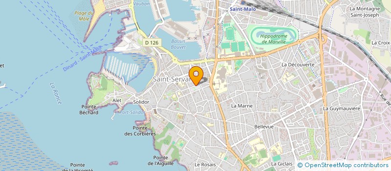 localisation de l'entreprise MADAME CORINNE NESTER  SAINT-MALO