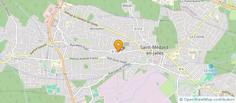 localisation de l'entreprise MADAME CORINNE NICOLAS  SAINT-MEDARD-EN-JALLES