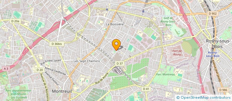 localisation de l'entreprise MADAME CORINNE NIEUVIARTS à MONTREUIL