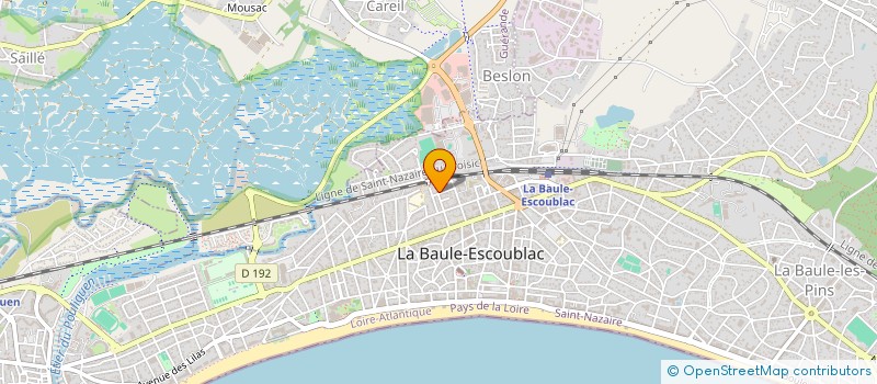 localisation de l'entreprise MADAME CORINNE NIGET à LA BAULE-ESCOUBLAC