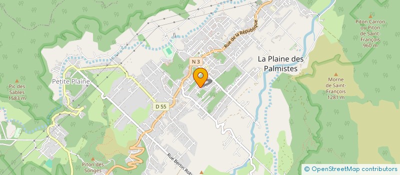 localisation de l'entreprise MADAME CORINNE NIRLO  LA PLAINE-DES-PALMISTES