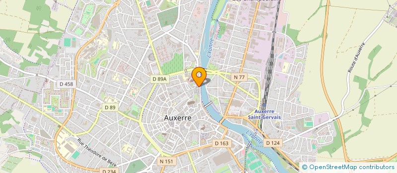 localisation de l'entreprise MADAME CORINNE NOZET à AUXERRE