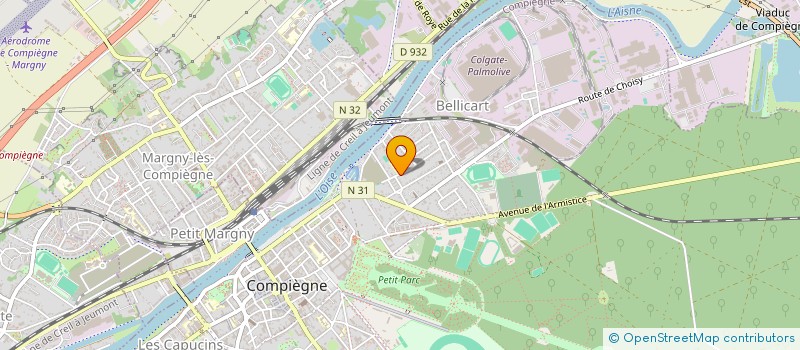 localisation de l'entreprise MADAME CORINNE NUGIER à COMPIEGNE