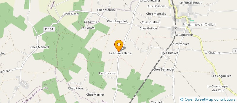 localisation de l'entreprise MADAME CORINNE ODIENNE  FONTAINES-D OZILLAC