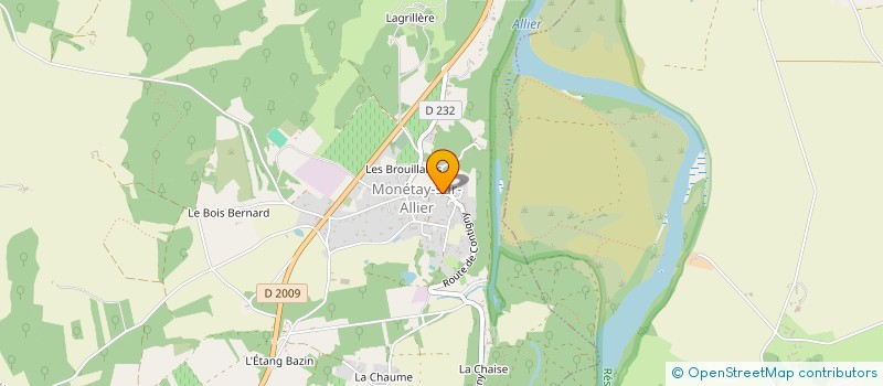 localisation de l'entreprise MADAME CORINNE OILLIC  MONETAY-SUR-ALLIER