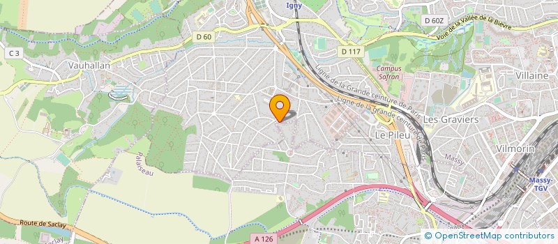 localisation de l'entreprise MADAME CORINNE OLEJNICZAK  PALAISEAU