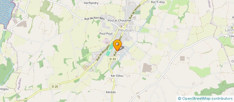 localisation de l'entreprise MADAME CORINNE OLLIVIER  PAIMPOL