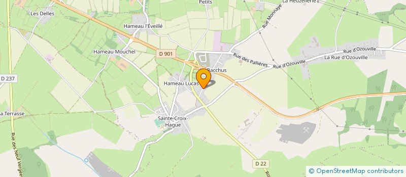 localisation de l'entreprise MADAME CORINNE ORVILE  LA HAGUE