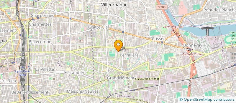 localisation de l'entreprise MADAME CORINNE ORY à VILLEURBANNE