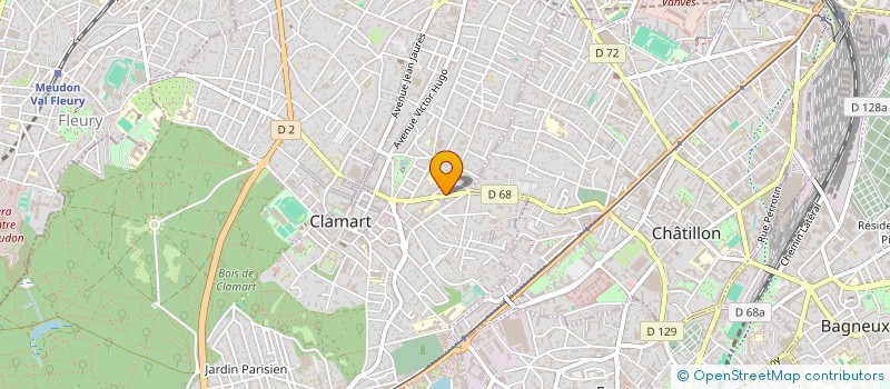 localisation de l'entreprise MADAME CORINNE OSTOR à CLAMART