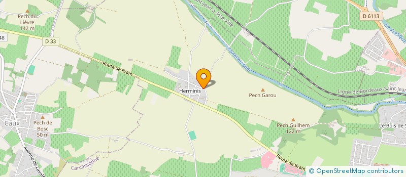 localisation de l'entreprise MADAME CORINNE OUDDANE  CARCASSONNE